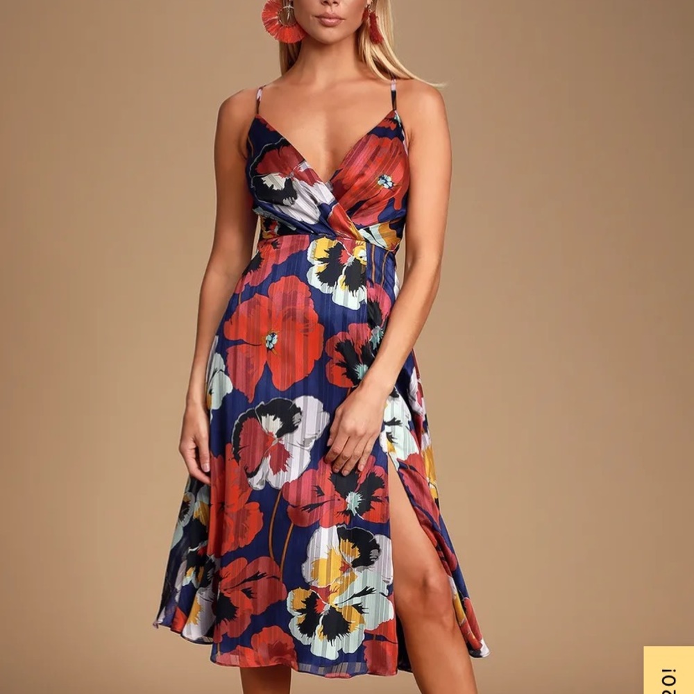 LULUS All About Love Midi Dress